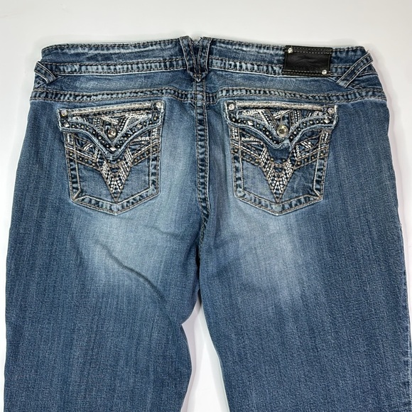 Vigoss The New York Capri Jeans Size 24 Length 21 - Picture 5 of 13